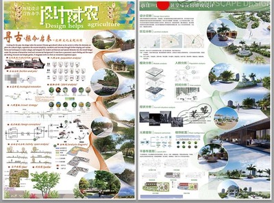 2024年景觀園林與建筑設(shè)計(jì)視覺呈現(xiàn) 競賽風(fēng)展板、PS模板與分層素材全解析